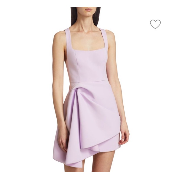 Acler Clarke Draped Neoprene Mini Dress - Picture 4 of 5